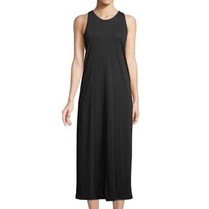 NWT Vince Twist Back Midi Tank Dress Large Black